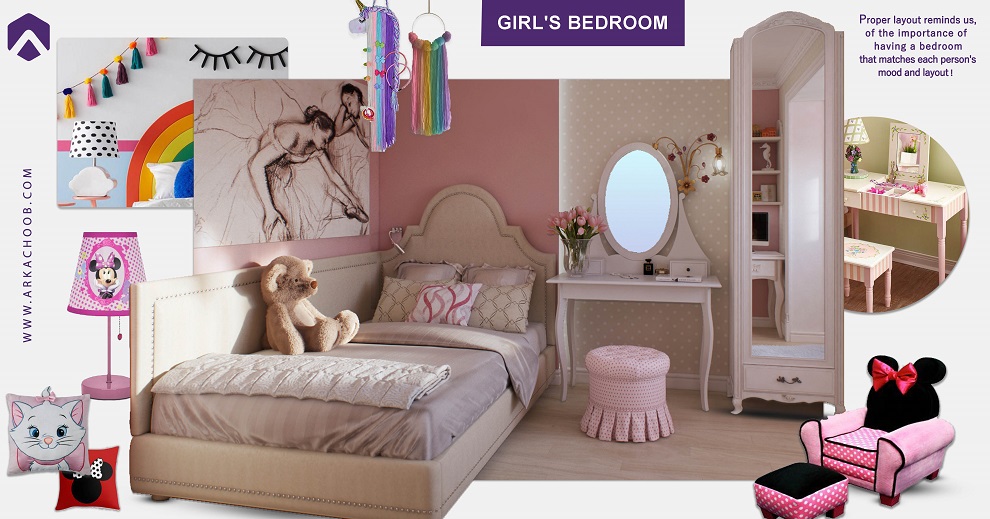 مدل اتاق خواب دخترانه (بهترین مدل های ۲۰۲۱)
