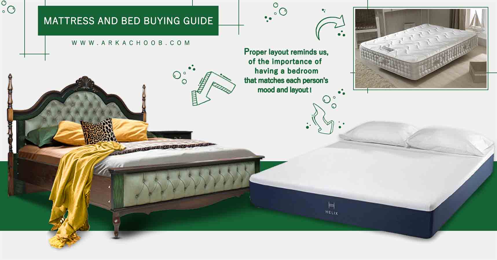 راهنمای خرید تشک مناسب و تختخواب مناسب